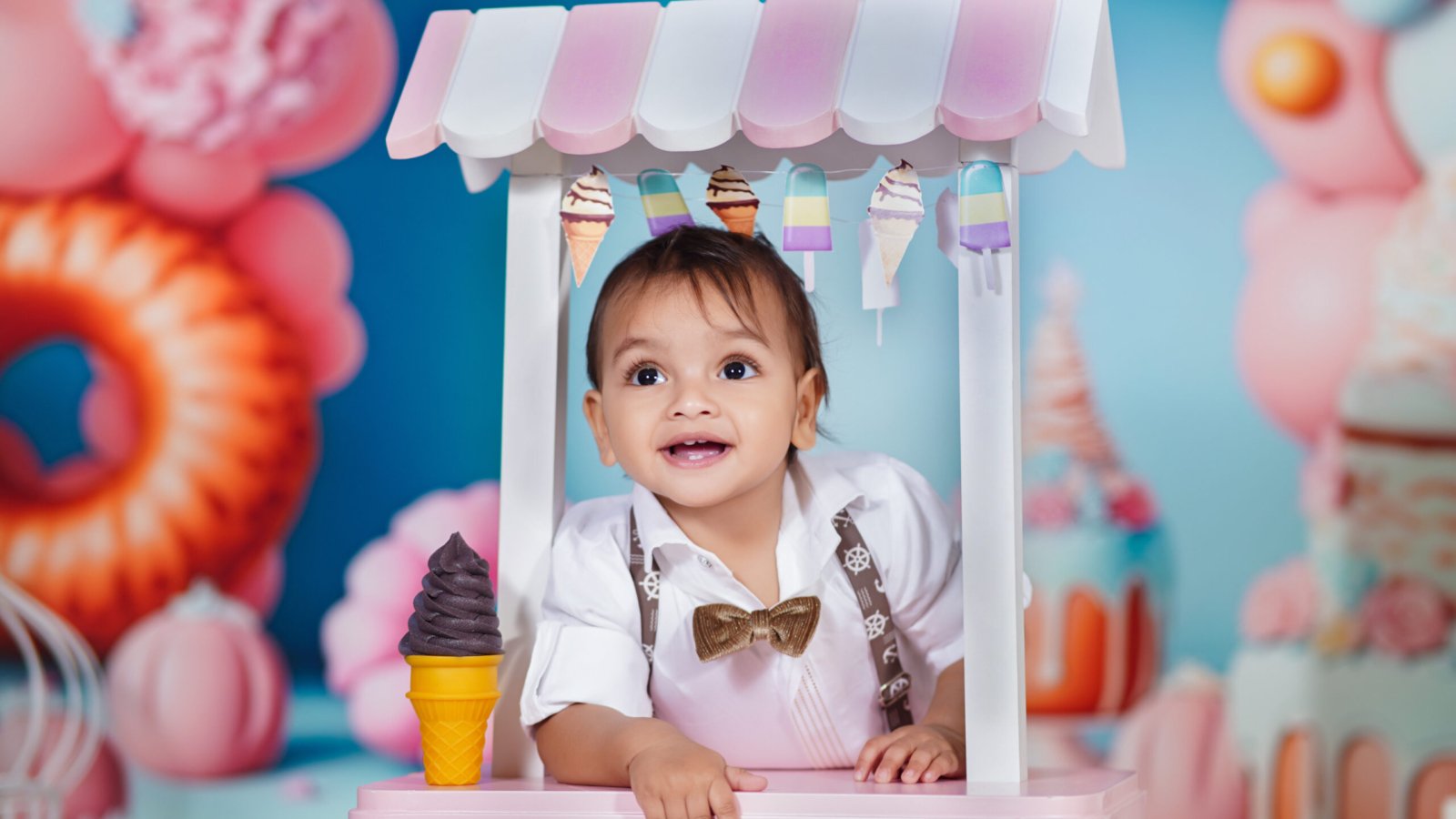 Baby photography at different ages