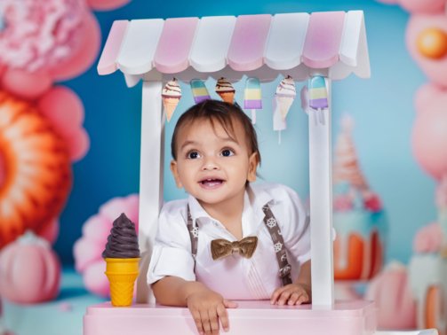 Baby photography at different ages