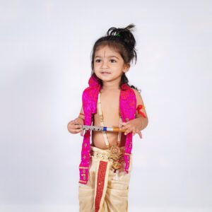 Baby Krishna themed traditional photography portrait
