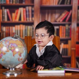 Baby lawyer theme photoshoot in Vijayawada