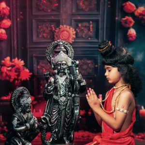 Baby Sri Ramanavami theme photoshoot in Vijayawada